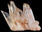 Tangerine Quartz Crystal Cluster - Madagascar #58829-1